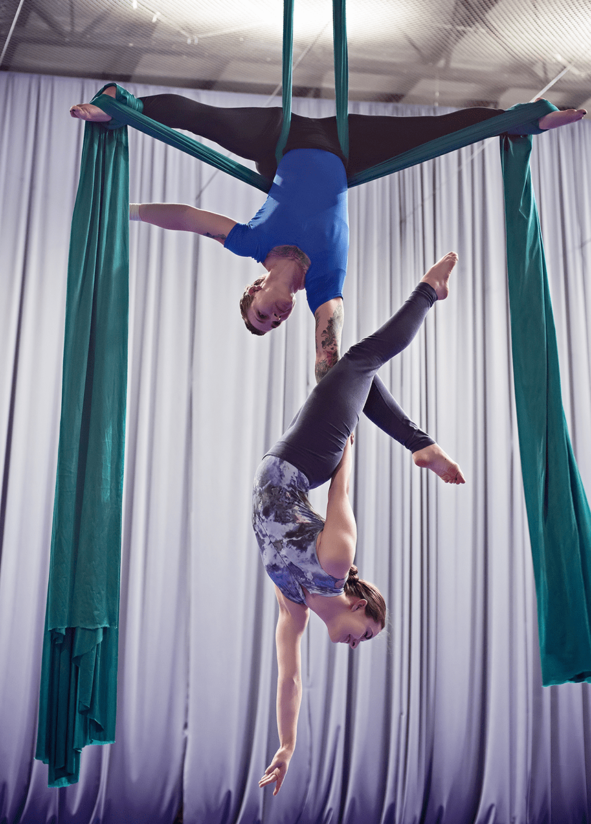 Orlando Aerial Arts duel silks