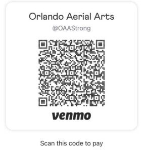 Orlando Aerial Arts Venmo QR